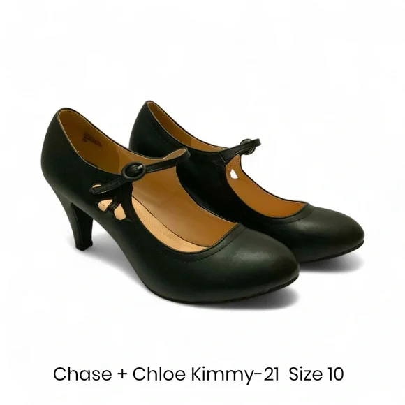 Chase + Chloe Kimmy Black Size 10 - Picture 1 of 6
